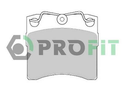 Колодки тормозные дисковые передние PROFIT 5000-0722