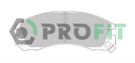 Колодки тормозные дисковые передние PROFIT 5000-0765 (фото 1)