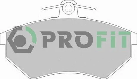 Комплект тормозных колодок, дисковый тормоз PROFIT 5000-0775