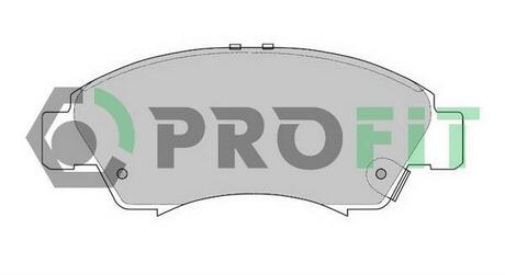 Колодки тормозные дисковые передние PROFIT 5000-0777