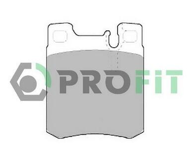 Колодки тормозные дисковые передние PROFIT 5000-0799 (фото 1)