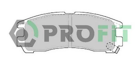 Колодки тормозные дисковые передние PROFIT 5000-0803 (фото 1)