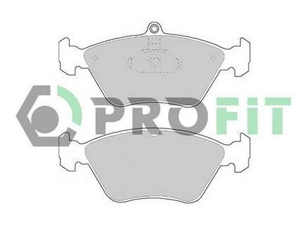 Колодки тормозные дисковые передние PROFIT 5000-0901 (фото 1)