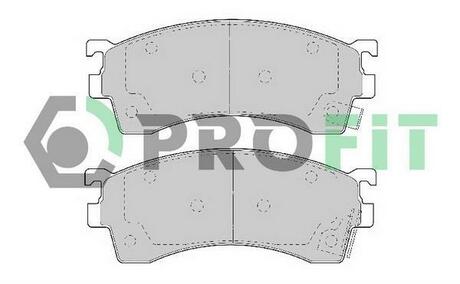 Колодки тормозные дисковые передние PROFIT 5000-0950 (фото 1)