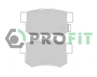 Колодки тормозные дисковые передние PROFIT 5000-0956 (фото 1)