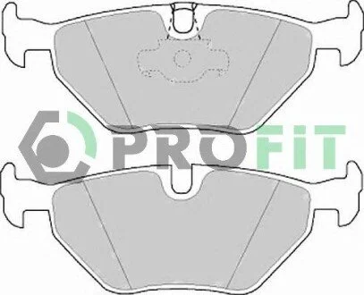 Колодки тормозные дисковые передние PROFIT 5000-1075