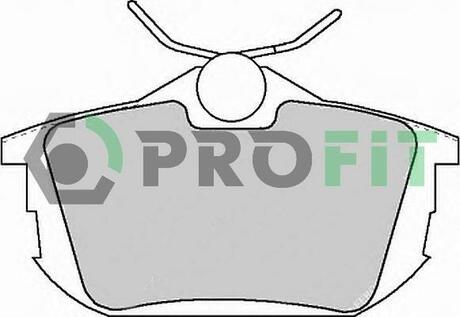 Колодки тормозные дисковые передние PROFIT 5000-1095 (фото 1)