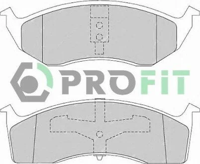 Колодки тормозные дисковые передние PROFIT 5000-1098