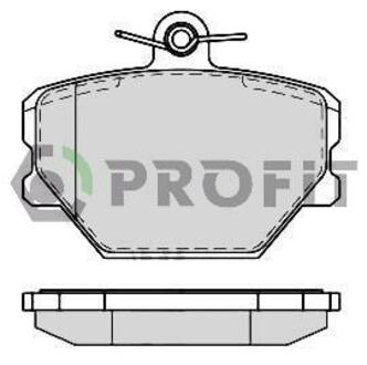 Колодки тормозные дисковые передние PROFIT 5000-1162