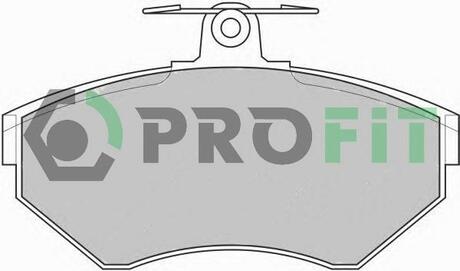 Колодки тормозные дисковые передние PROFIT 5000-1289 (фото 1)
