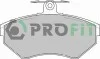 Колодки тормозные дисковые передние PROFIT 5000-1312 (фото 1)