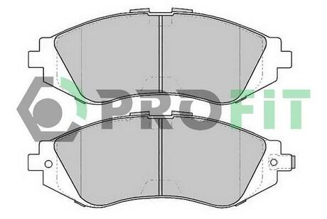 Колодки тормозные дисковые передние PROFIT 5000-1369 (фото 1)