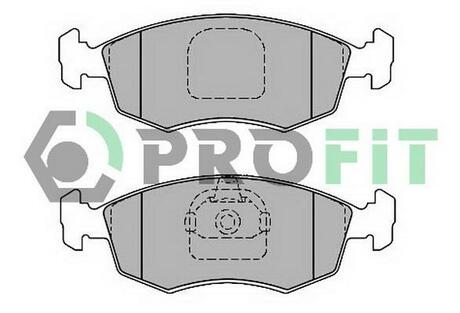 Колодки тормозные дисковые передние PROFIT 5000-1376