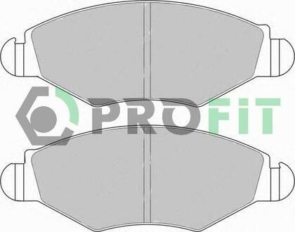 Колодки тормозные дисковые передние PROFIT 5000-1378
