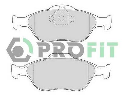 Колодки тормозные дисковые передние PROFIT 5000-1394