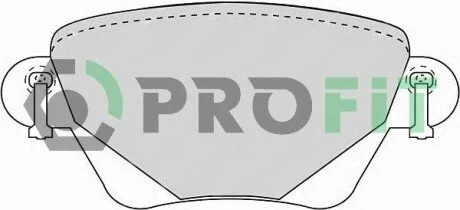 Колодки гальмівні дискові PROFIT 5000-1416
