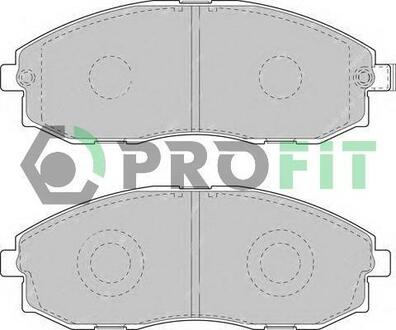 Колодки тормозные дисковые передние PROFIT 5000-1498