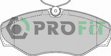 Колодки тормозные дисковые передние PROFIT 5000-1515