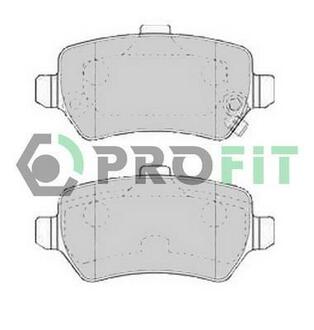 Колодки тормозные дисковые передние PROFIT 5000-1521 (фото 1)