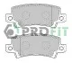 Колодки тормозные дисковые передние PROFIT 5000-1574 (фото 1)