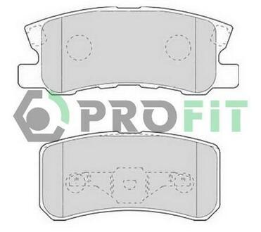 Колодки тормозные дисковые передние PROFIT 5000-1604
