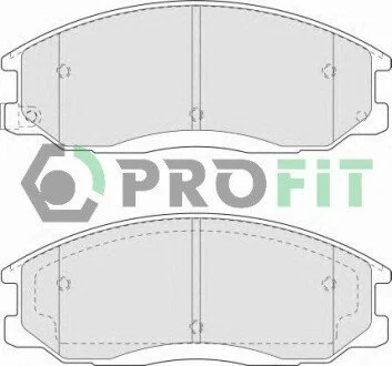 Колодки тормозные дисковые передние PROFIT 5000-1605