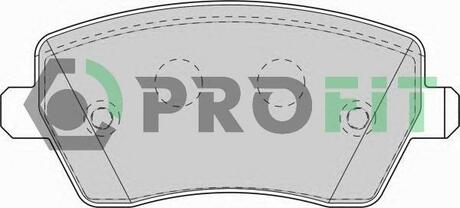 Колодки тормозные дисковые передние PROFIT 5000-1617