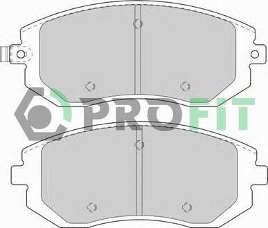 Колодки тормозные дисковые передние PROFIT 5000-1639