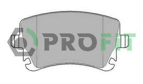 Колодки тормозные дисковые передние PROFIT 5000-1644 (фото 1)