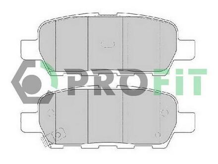 Колодки тормозные дисковые передние PROFIT 5000-1693
