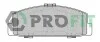 Колодки тормозные дисковые передние PROFIT 5000-1721 (фото 1)