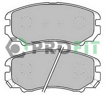 Колодки тормозные дисковые передние PROFIT 5000-1733