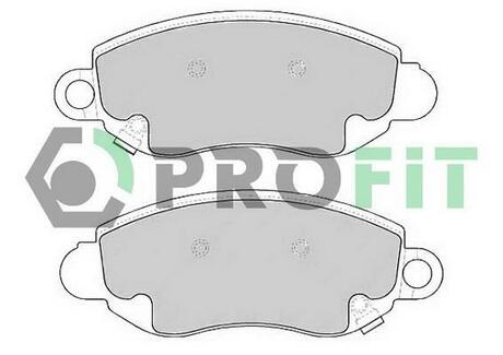 Колодки тормозные дисковые передние PROFIT 5000-1881