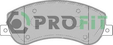 Колодки тормозные дисковые передние PROFIT 5000-1928