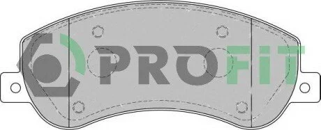 Колодки тормозные дисковые передние PROFIT 5000-1928