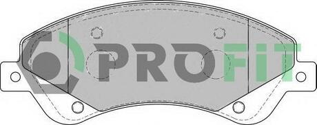 Колодки тормозные дисковые передние PROFIT 5000-1929