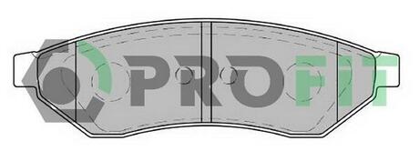 Колодки тормозные дисковые передние PROFIT 5000-1986 (фото 1)