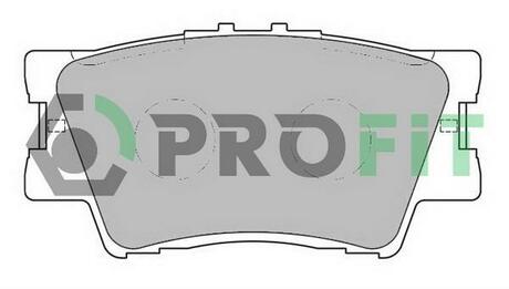 Колодки тормозные дисковые передние PROFIT 5000-2015 (фото 1)