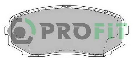 Колодки тормозные дисковые передние PROFIT 5000-2019 (фото 1)