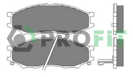 Колодки тормозные дисковые передние PROFIT 5000-2024