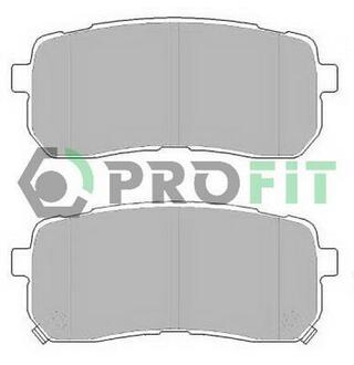 Колодки тормозные дисковые передние PROFIT 5000-2026 (фото 1)