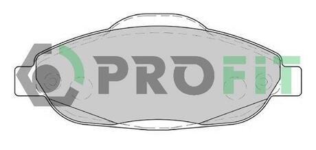 Колодки тормозные дисковые передние PROFIT 5000-4003