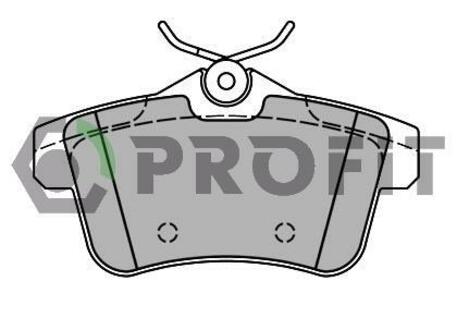 Колодки тормозные дисковые передние PROFIT 5000-4224 (фото 1)