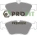 Колодки тормозные дисковые передние PROFIT 5005-1049 (фото 1)