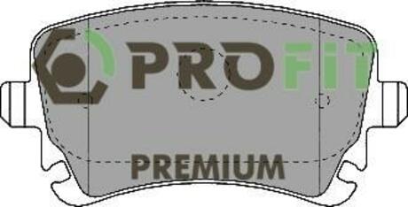Колодки тормозные дисковые передние PROFIT 5005-1655
