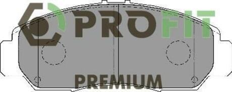 Колодки тормозные дисковые передние PROFIT 5005-1669