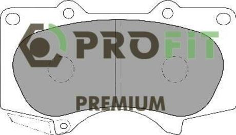 Колодки тормозные дисковые передние PROFIT 5005-1698 (фото 1)
