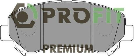 Колодки тормозные дисковые передние PROFIT 5005-2011