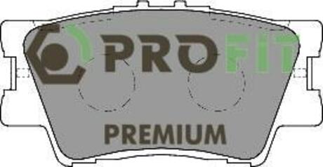 Колодки тормозные дисковые передние PROFIT 5005-2015