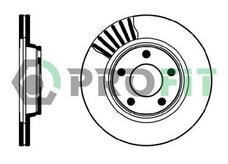 Диск тормозной PROFIT 5010-1003